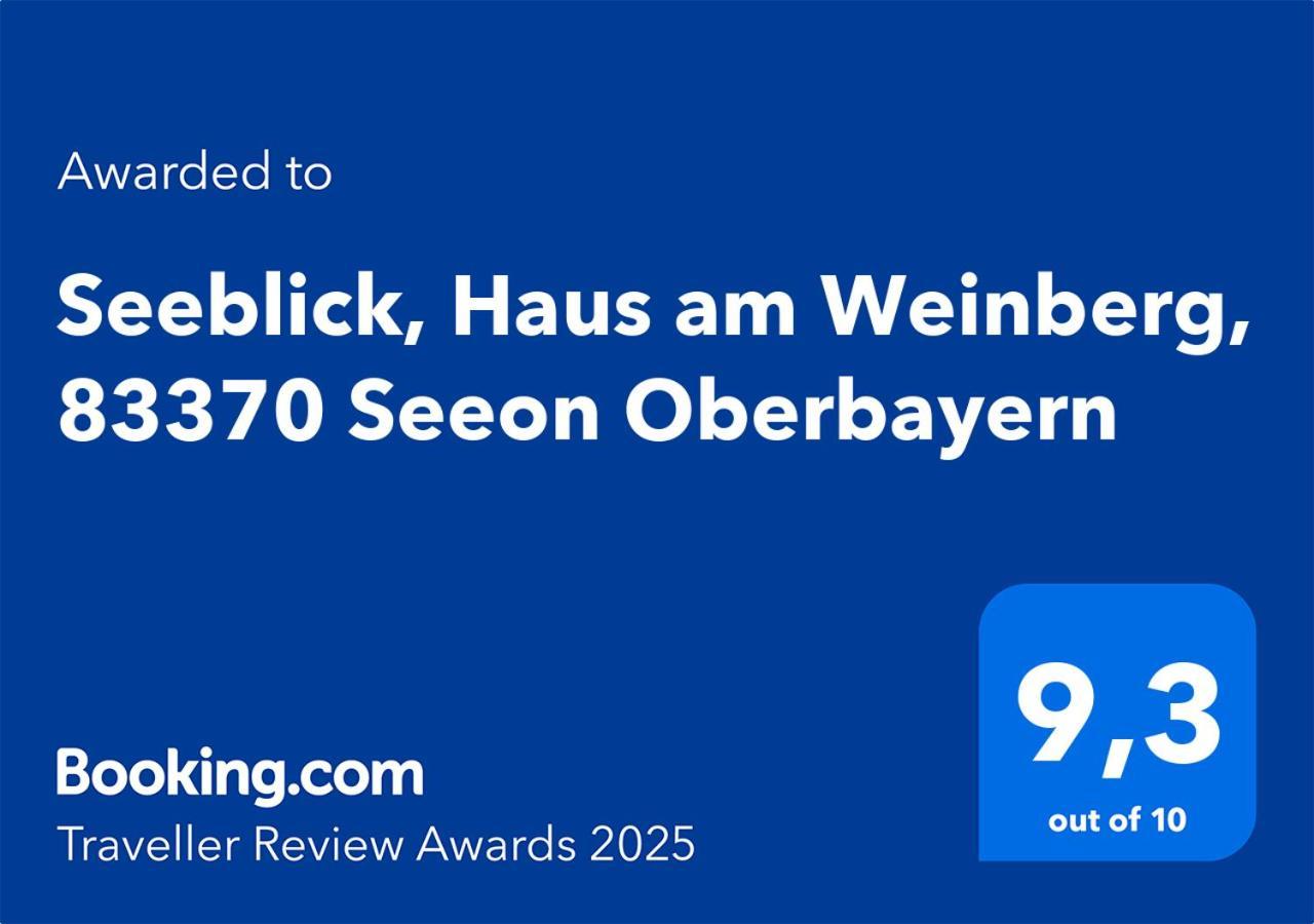 Seeblick Chiemgau, Haus Am Weinberg, 83370 Seeon Oberbayern المظهر الخارجي الصورة